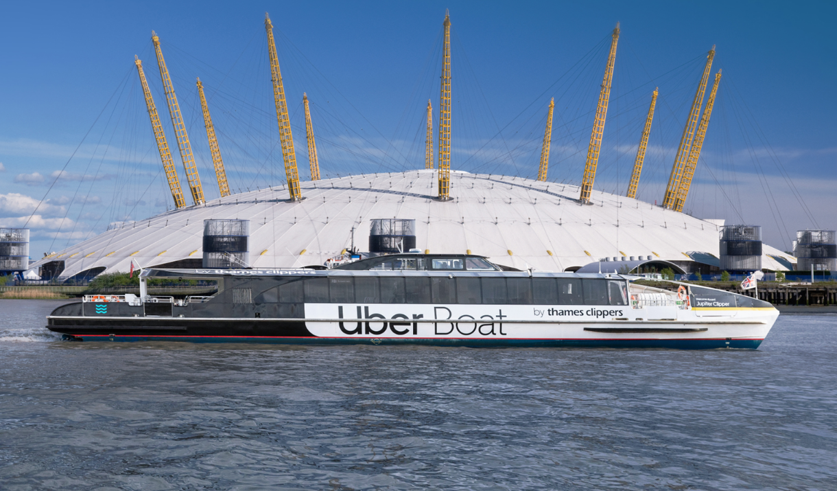 Uber Boat By Thames Clippers and The O2